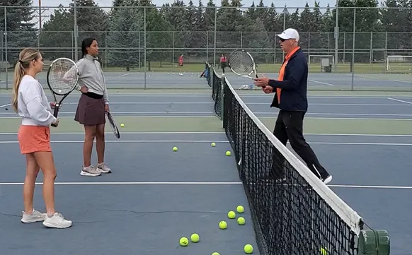 Tennis Clinic at IF Tennis Academy, Idaho Falls, ID.
